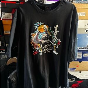 Jordan Black Graphic Men's T-Shirt